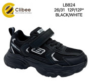 Кросівки дитячі Clibee LB824 black-white 26-31