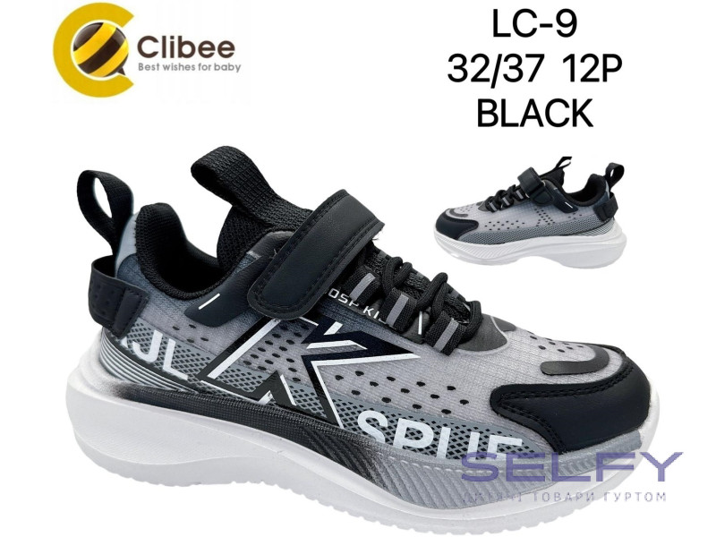 Кросівки дитячі Clibee LC9 black 32-37, Фото 1
