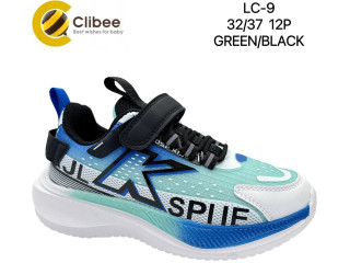 Кросівки дитячі Clibee LC-9 green-black 32-37