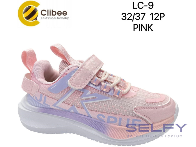 Кроссовки детские Clibee LC9 pink 32-37, Фото 1