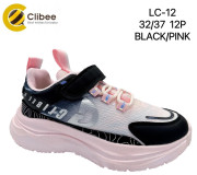 Кросівки дитячі Clibee LC-12 black-pink 32-37