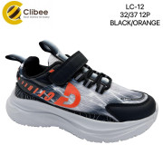 Кросівки дитячі Clibee LC-12 black-orange 32-37