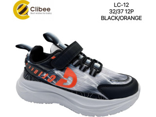 Кроссовки детские Clibee LC12 black-orange 32-37