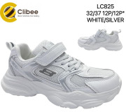 Кроссовки детские Clibee LC825 white-silver 32-37