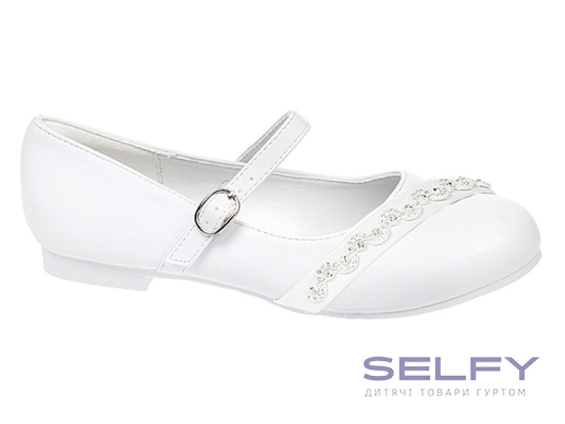 Туфлі святкові American Club KOM 49 білі 32-36, Фото 1