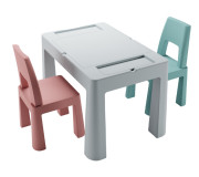 Комплект меблів TEGGI MULTIFUN + 2 стільця turquoise old rose grey
