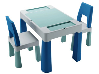 Комплект мебели TEGGI MULTIFUN+2 стула turquoise navy grey