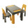 Комплект меблів TEGGI MULTIFUN+2 стільця graphite mustard