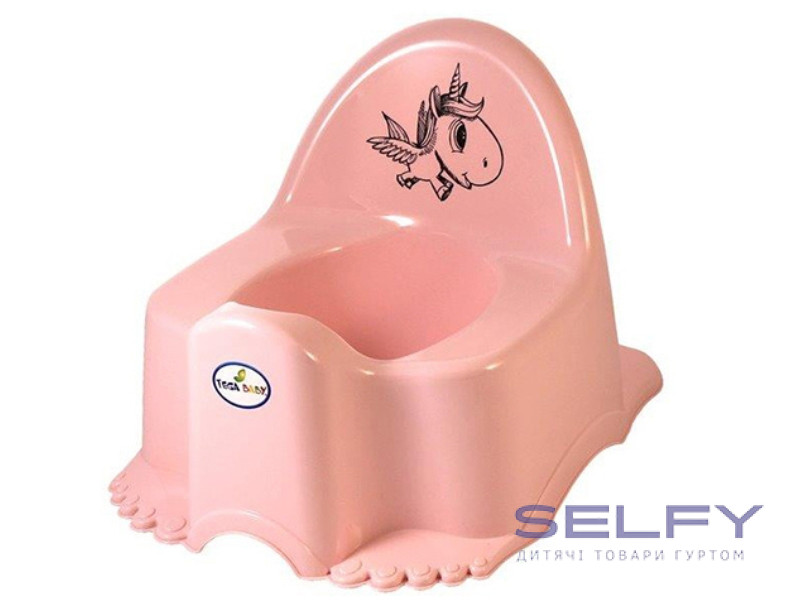 Горщик дитячий з музикою Unicorn pink, Фото 1