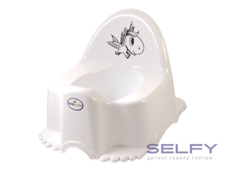 Горщик дитячий Unicorn white, Фото 1