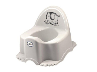 Горщик дитячий Elephant з музикою grey