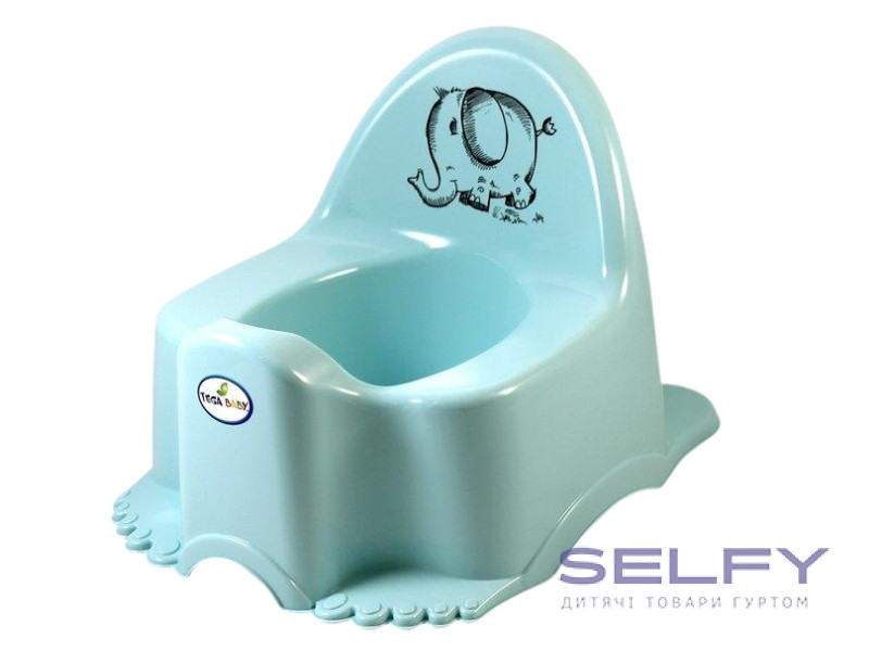 Горщик дитячий Elephant turquise, Фото 1