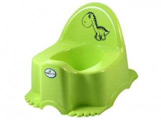 Горщик дитячий Dino з музикою lime
