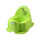 Детский горшок с музыкой Dino lime