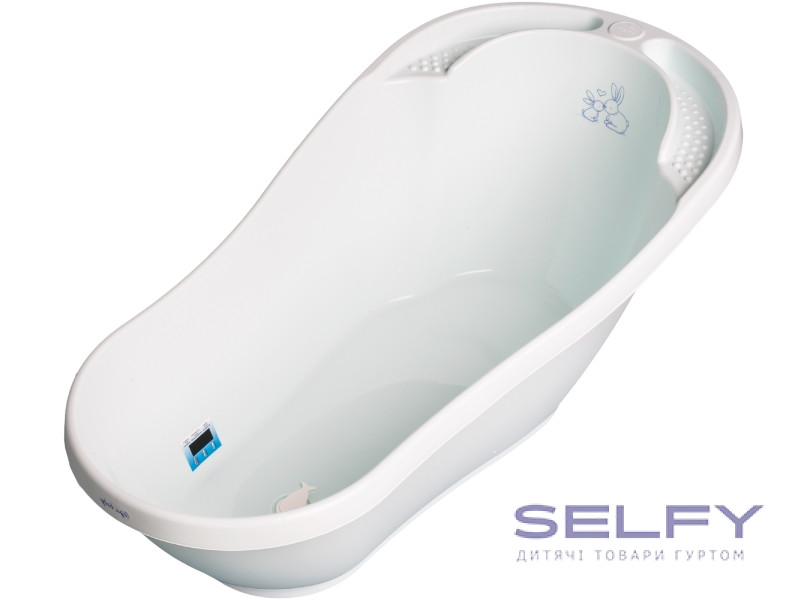 Ванна дитяча зі зливом Bunny 92 см mint, Фото 1