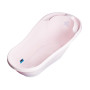 Ванна дитяча зі зливом Bunny 92 см powder pink