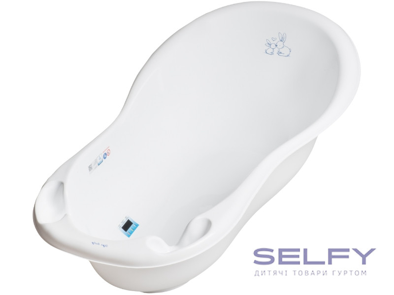 Ванна детская со сливом Bunny 102 см white, Фото 1