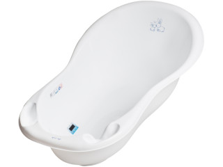 Ванна детская со сливом Bunny 102 см white