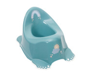 Горшок детский антискользящий METEO turquoise
