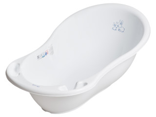 Ванна детская со сливом Bunny 86 см white