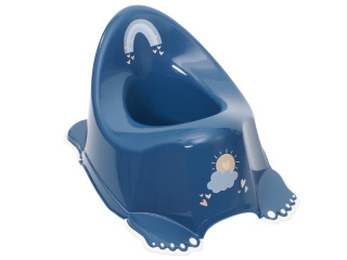 Антиковзкий дитячий горщик METEO navy