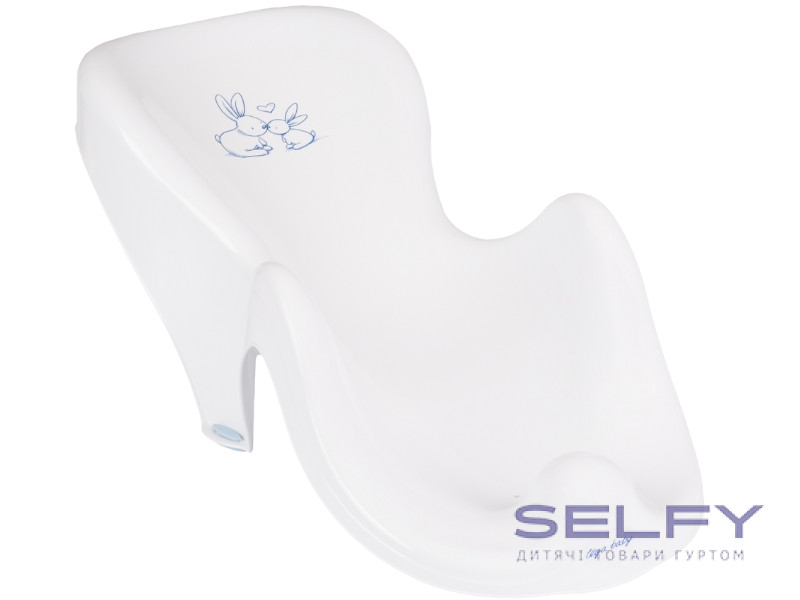 Горькая детская для купания антискользящая Bunny white, Фото 1