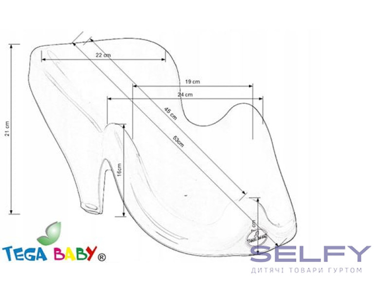 Горькая детская для купания антискользящая Bunny mint, Фото 3