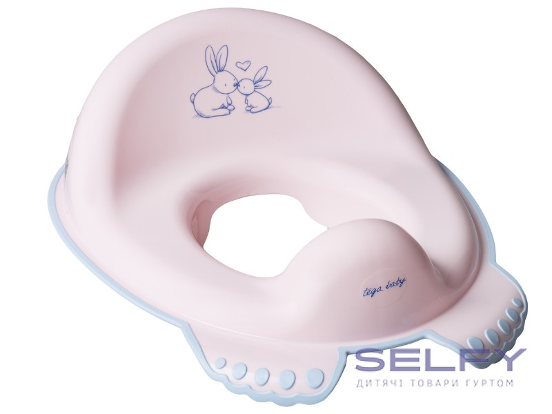 Детская накладка на сиденье унитаза Bunny powder pink, Фото 1