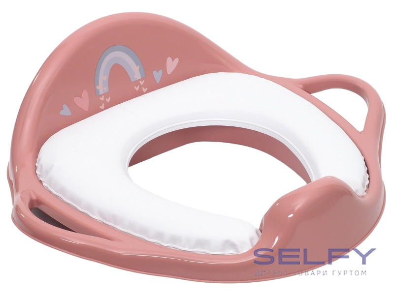 Детская накладка на сиденье унитаза METEO pink, Фото 1