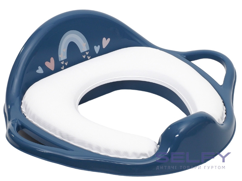 Накладка дитяча на сидіння унітазу METEO navy, Фото 1
