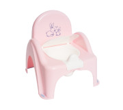 Горщик-стілець дитячий з музикою Bunny powder pink