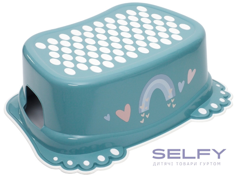 Ступени детские антискользкие в ванну METEO turquoise, Фото 1