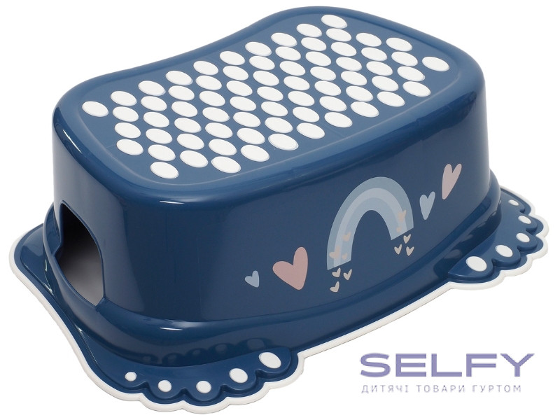 Сходинки дитячі антиковзкі у ванну METEO navy, Фото 1