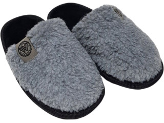 Тапочки Memory Waldi Home 28-37 чорно-сірі, натуральна вовна