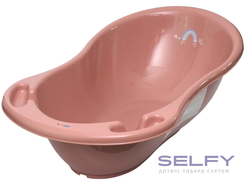 Ванна детская со сливом METEO 86 см pink, Фото 1