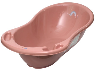 Ванна детская со сливом METEO 86 см pink