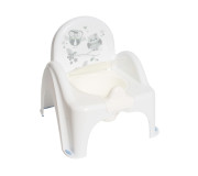 Горщик- стілець дитячий антиковзкий OWLS white