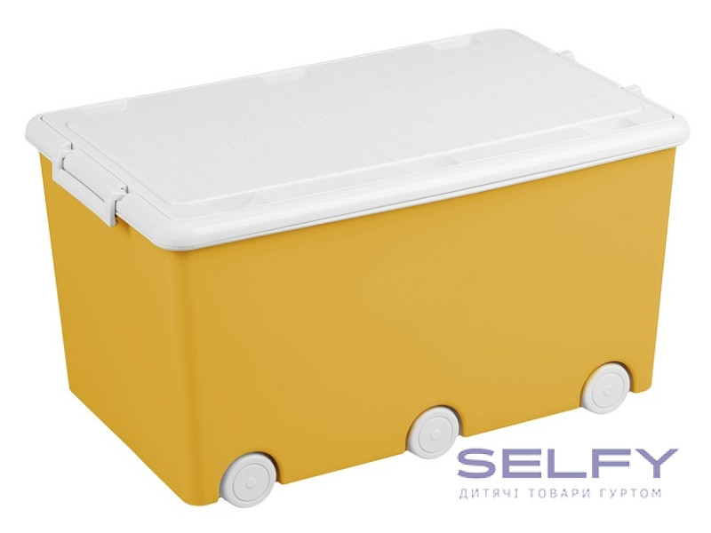 Контейнер для іграшок Tega Baby yellow, Фото 1
