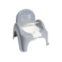 Горщик- стілець дитячий антиковзкий OWLS grey