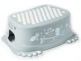 Ступени детские антискользкие в ванну OWLS grey