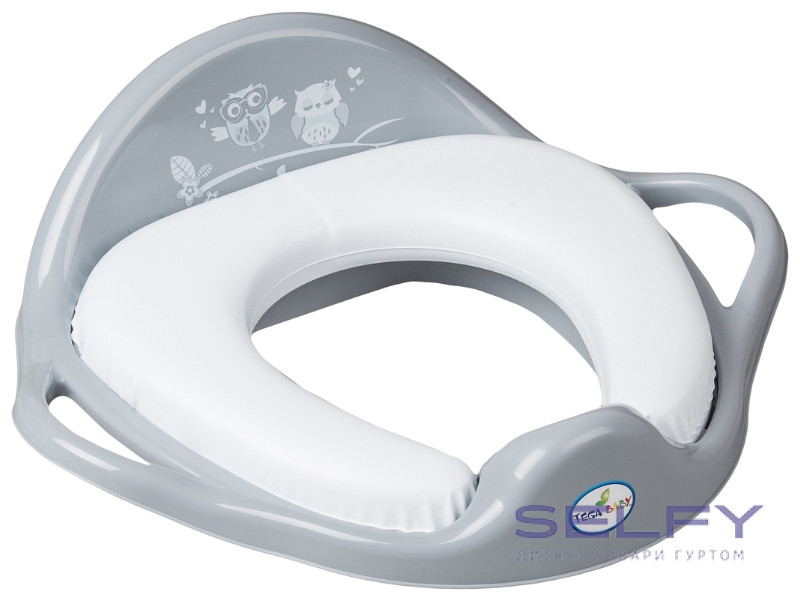 Детская накладка на сиденье унитаза OWLS grey, Фото 1