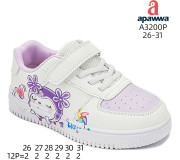 Кросівки дитячі Apawwa A3200P white-purple 26-31