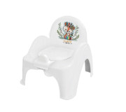 Горщик-стілець дитячий з музикою WILD&FREE LITTLE FOX  white green