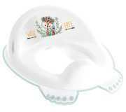 Накладка детская антискользящая на сиденье унитаза WILD&FREE LITTLE FOX white green