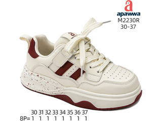 Кросівки дитячі Apawwa M2230R beige-red 30-37
