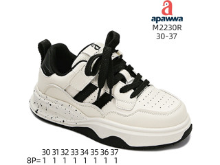 Кросівки дитячі Apawwa M2230R beige-black 30-37