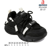Кросівки дитячі Apawwa M2245R black 30-37