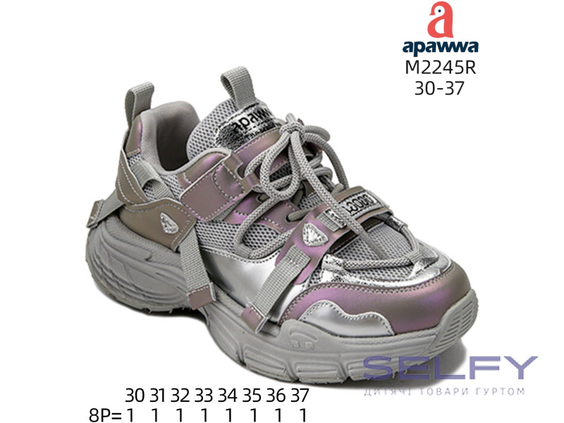 Кросівки дитячі Apawwa M2245R white 30-37, Фото 1