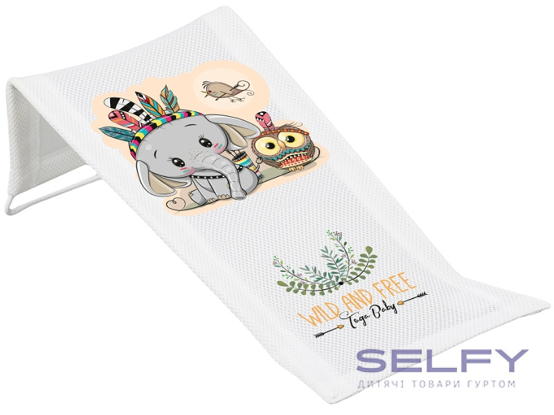 Гірка для ванни дитяча WILD&FREE LITTLE ELEPHANT white, Фото 1