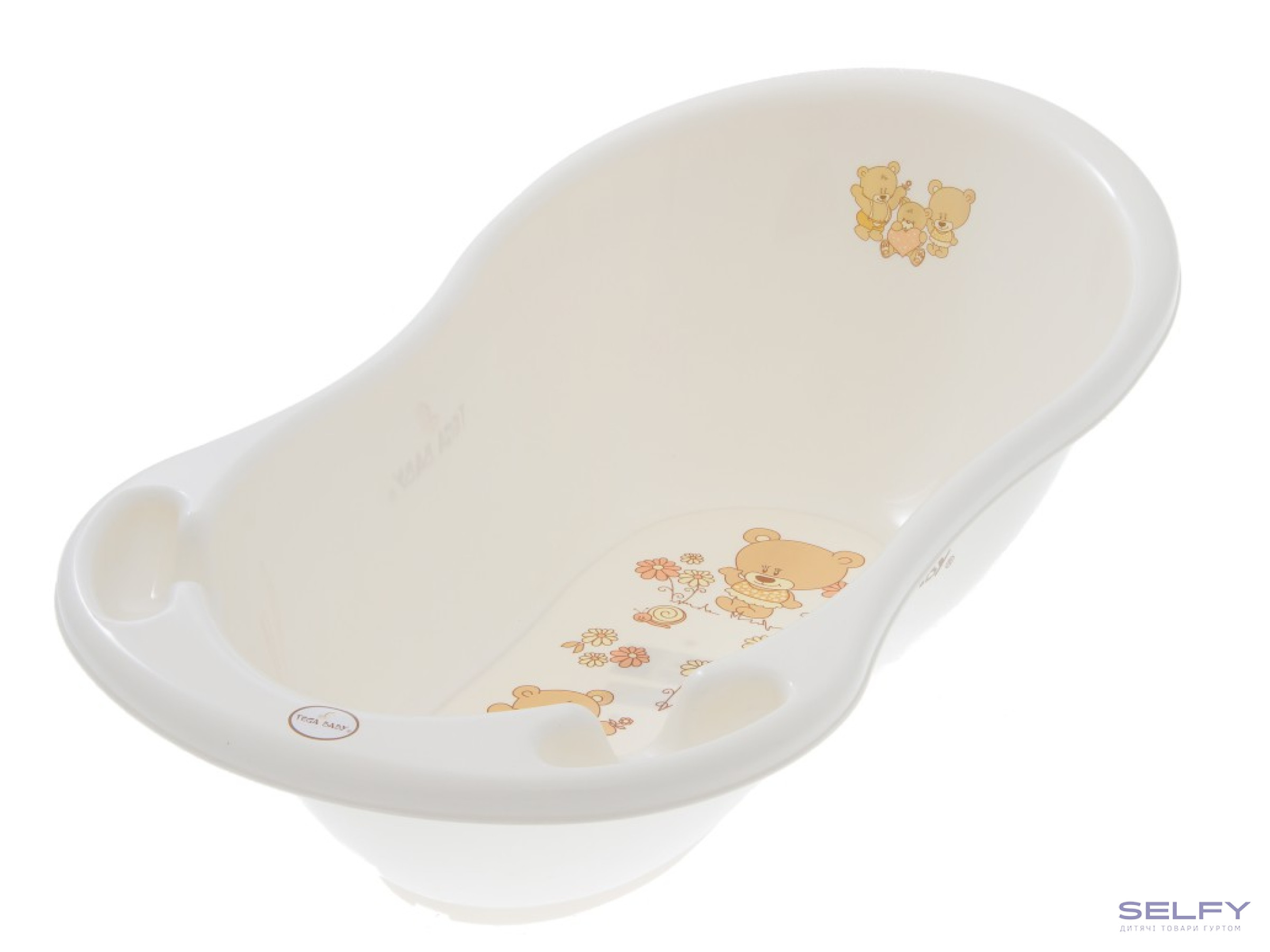 Ванна детская Teddy Bear 86 см white pearl, Фото 1